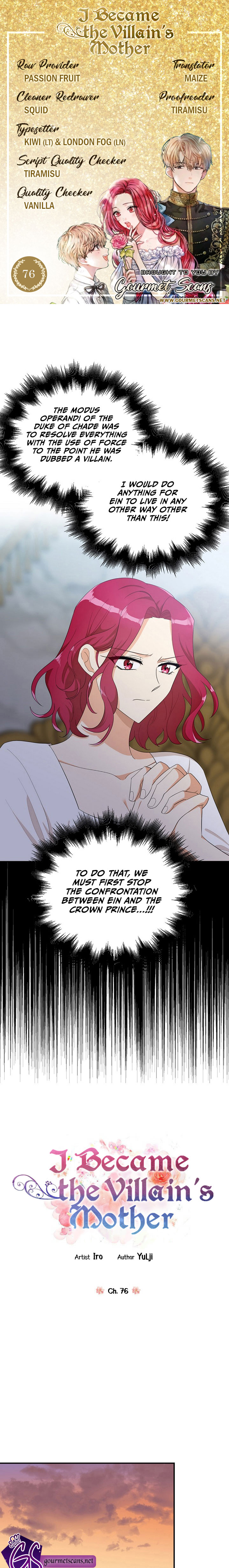 I Became the Villain's Mother - Chapter 76 Page 1