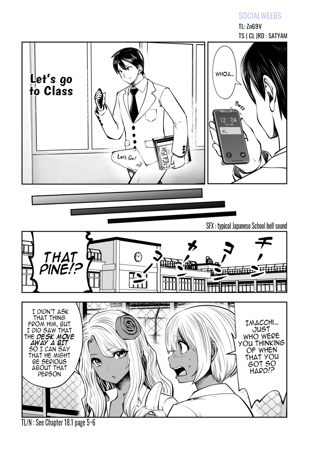 Black Gakkou ni Tsutomete Shimatta Sensei - Chapter 19.4 Page 1