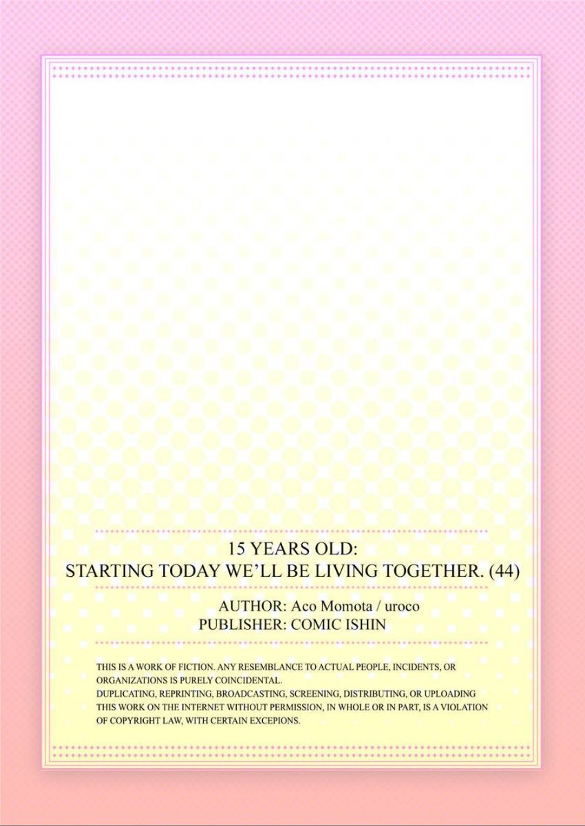 15 Years Old Starting Today Well Be Living Together - Chapter 130 Page 27