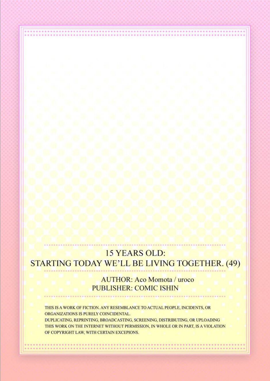 15 Years Old Starting Today Well Be Living Together - Chapter 145 Page 27