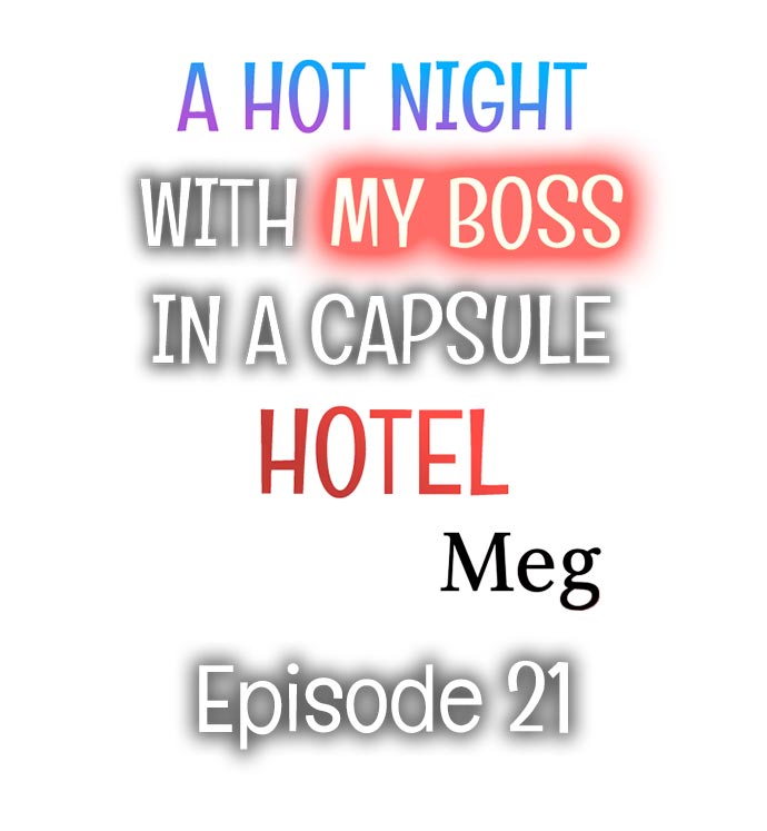 A Hot Night With My Boss in a Capsule Hotel - Chapter 21 Page 1