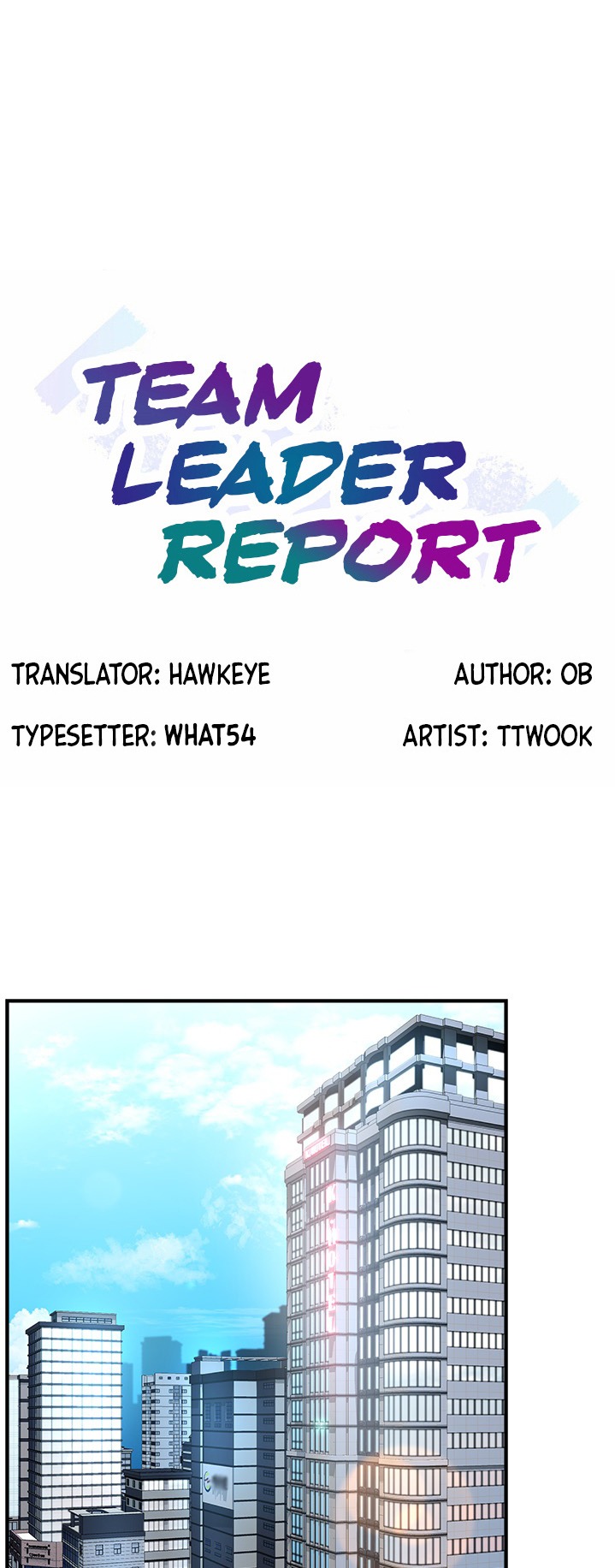 Team Leader Report - Chapter 21 Page 1
