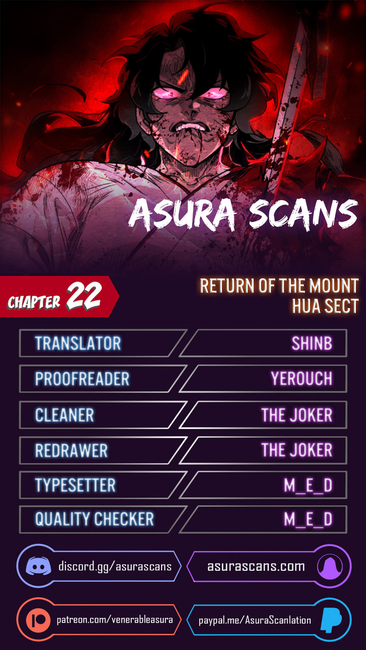 Return of the Mount Hua Sect - Chapter 22 Page 1