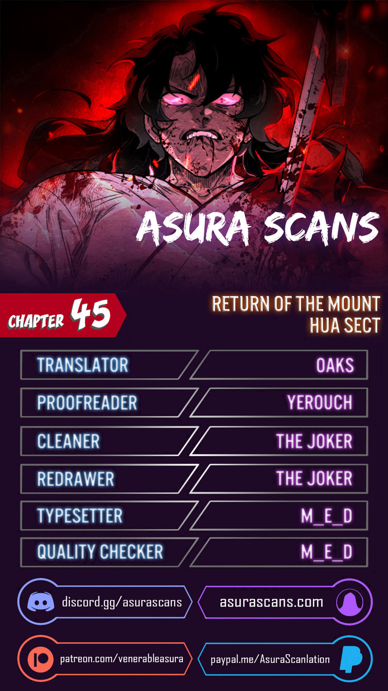 Return of the Mount Hua Sect - Chapter 45 Page 1