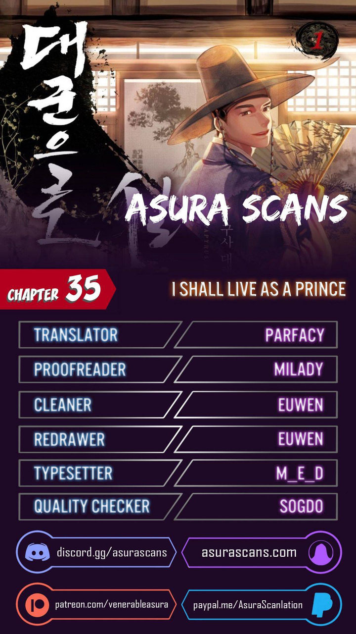 I Shall Live as a Prince - Chapter 35 Page 1