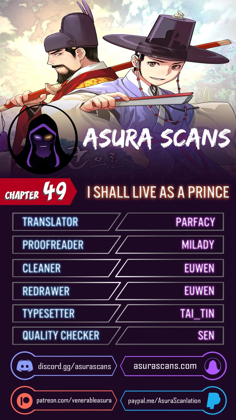 I Shall Live as a Prince - Chapter 49 Page 1