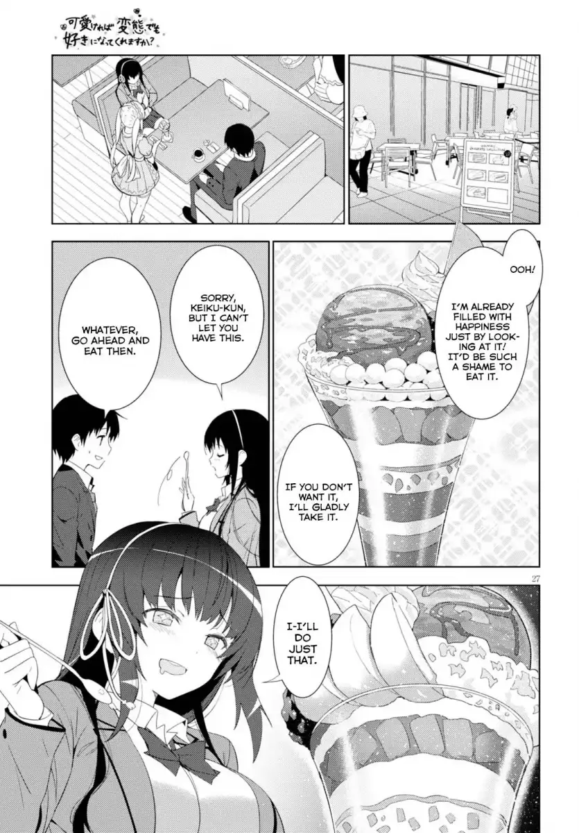 Kawaikereba Hentai demo Suki ni Natte Kuremasu ka? - Chapter 4 Page 27