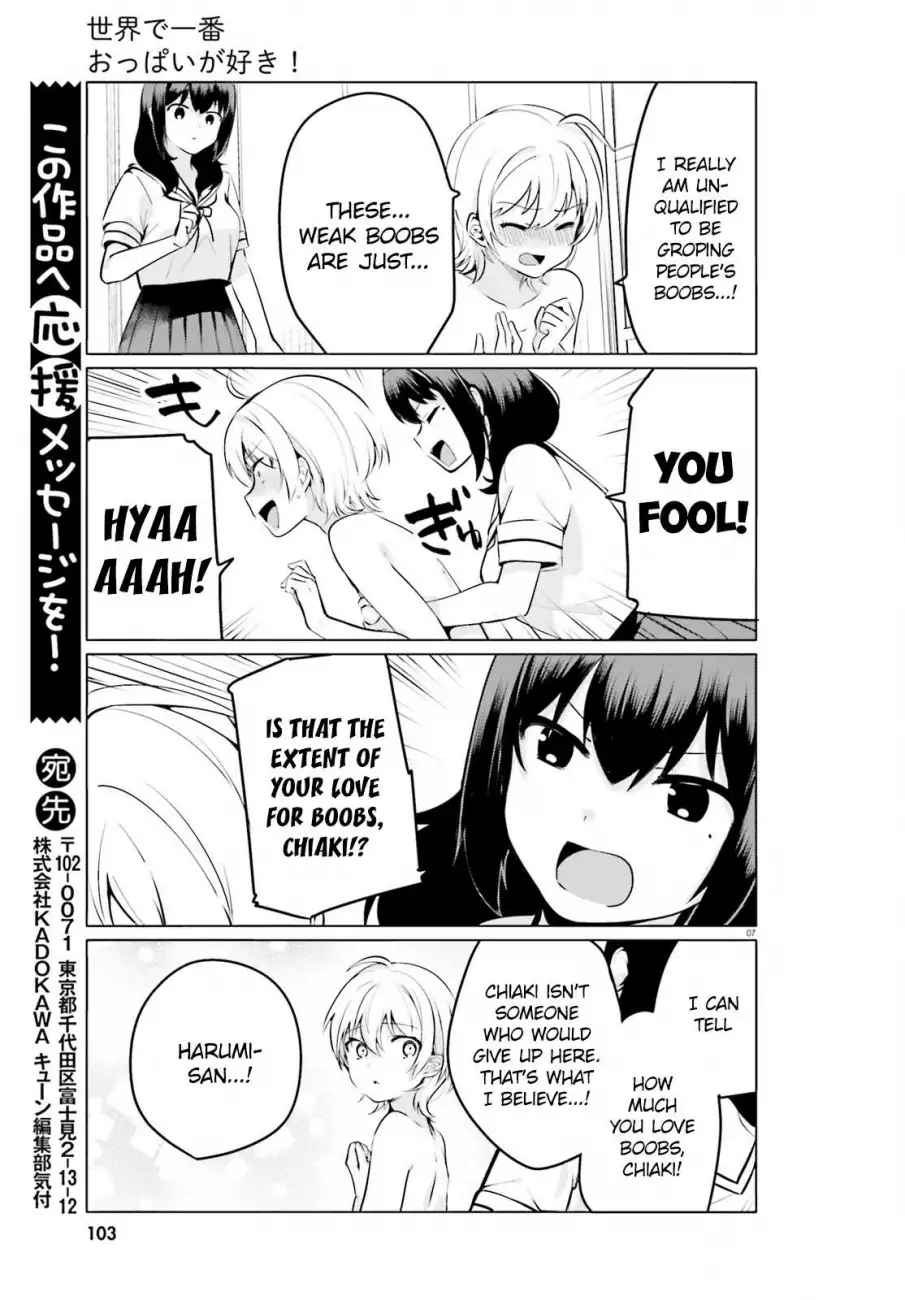 Sekai de Ichiban Oppai ga Suki! - Chapter 26 Page 7