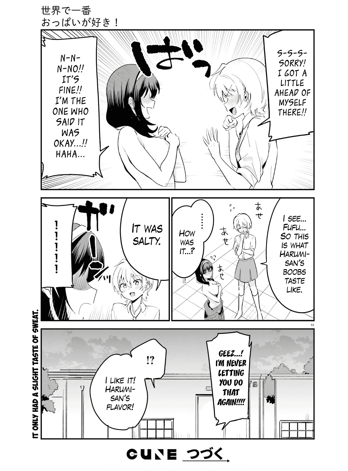 Sekai de Ichiban Oppai ga Suki! - Chapter 39 Page 11