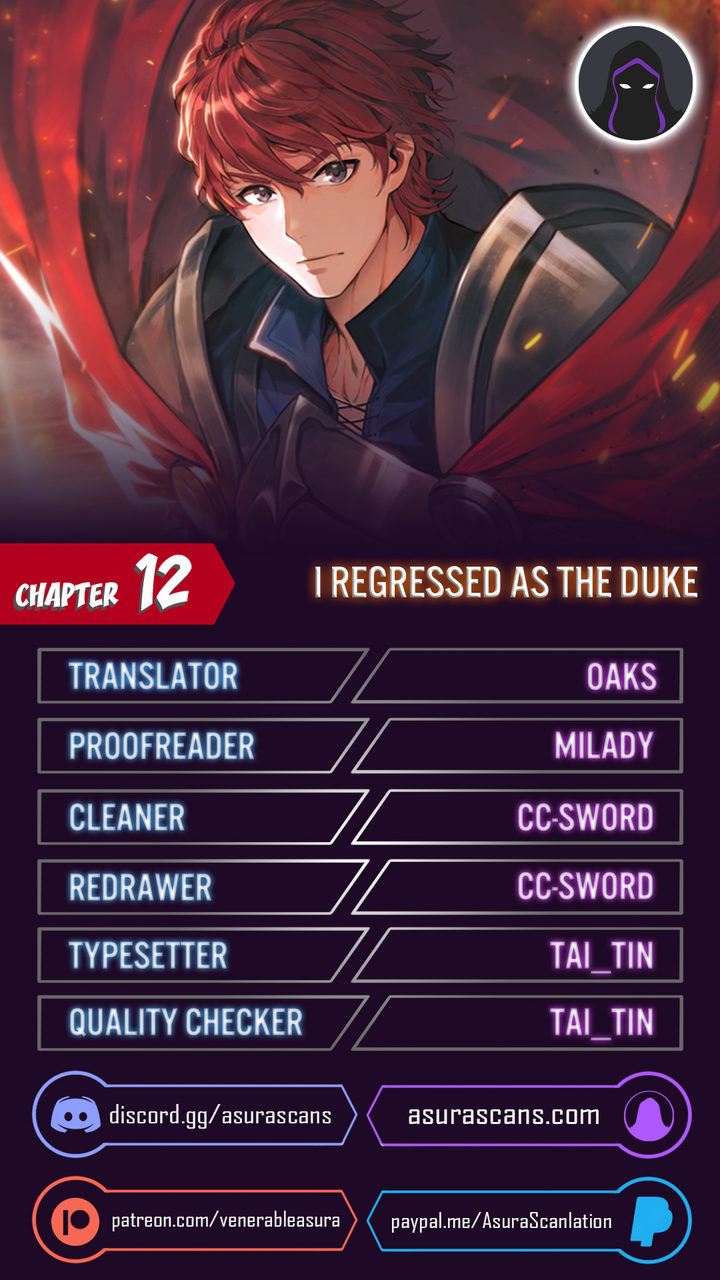 I Regressed As The Duke - Chapter 12 Page 1