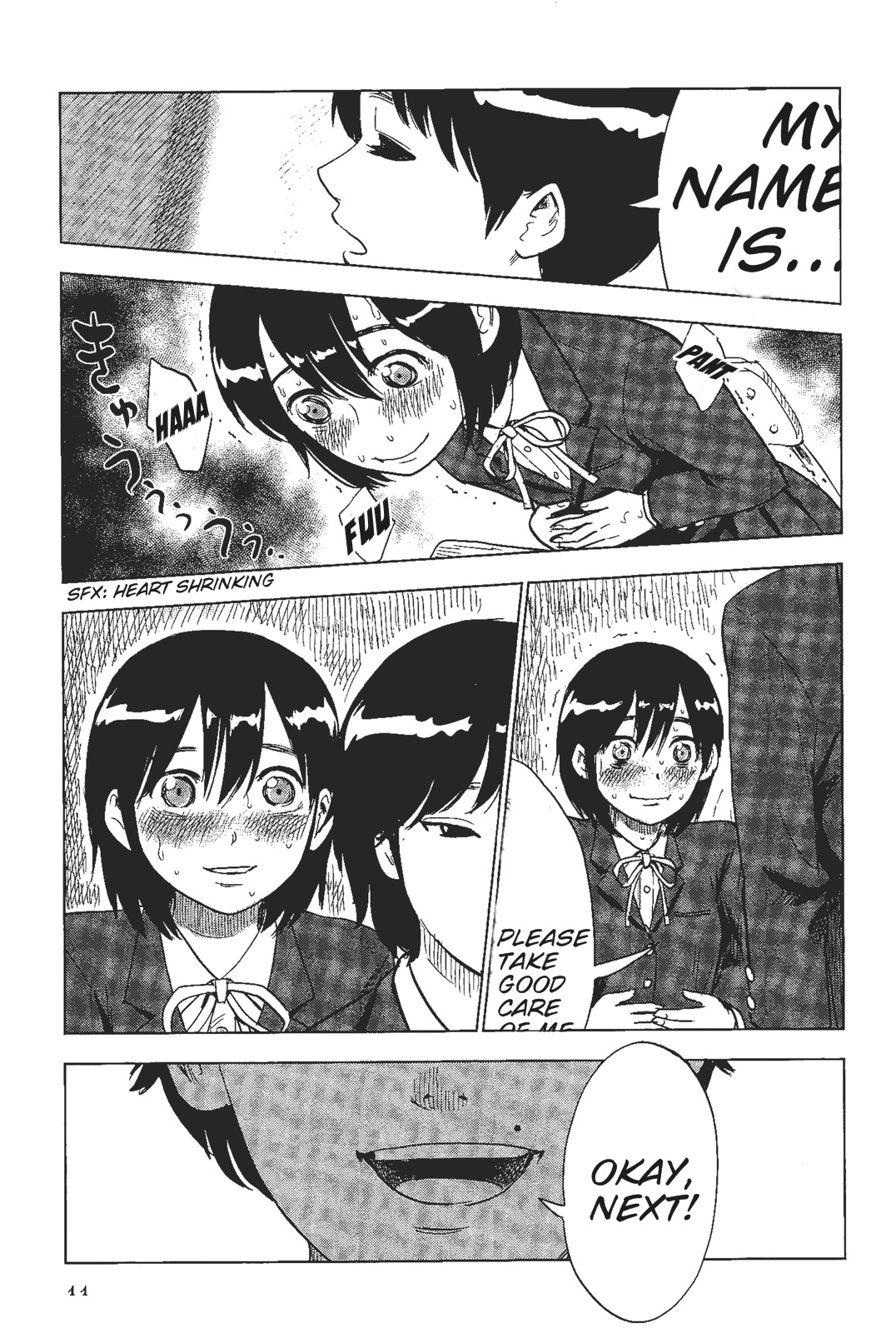 Shino-chan wa Jibun no Namae ga Ienai - Chapter 1 Page 12