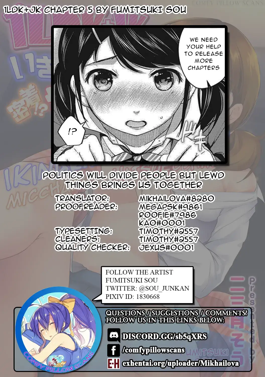 1LDK+JK Ikinari Doukyo? Micchaku!? Hatsu Ecchi!!? - Chapter 5 Page 26