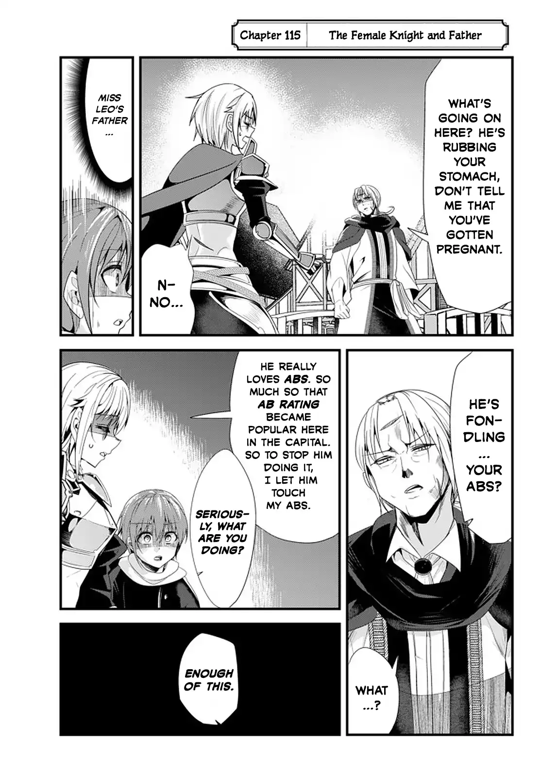 A Story About Treating a Female Knight, Who Has Never Been Treated as a Woman, as a Woman - Chapter 115 Page 1