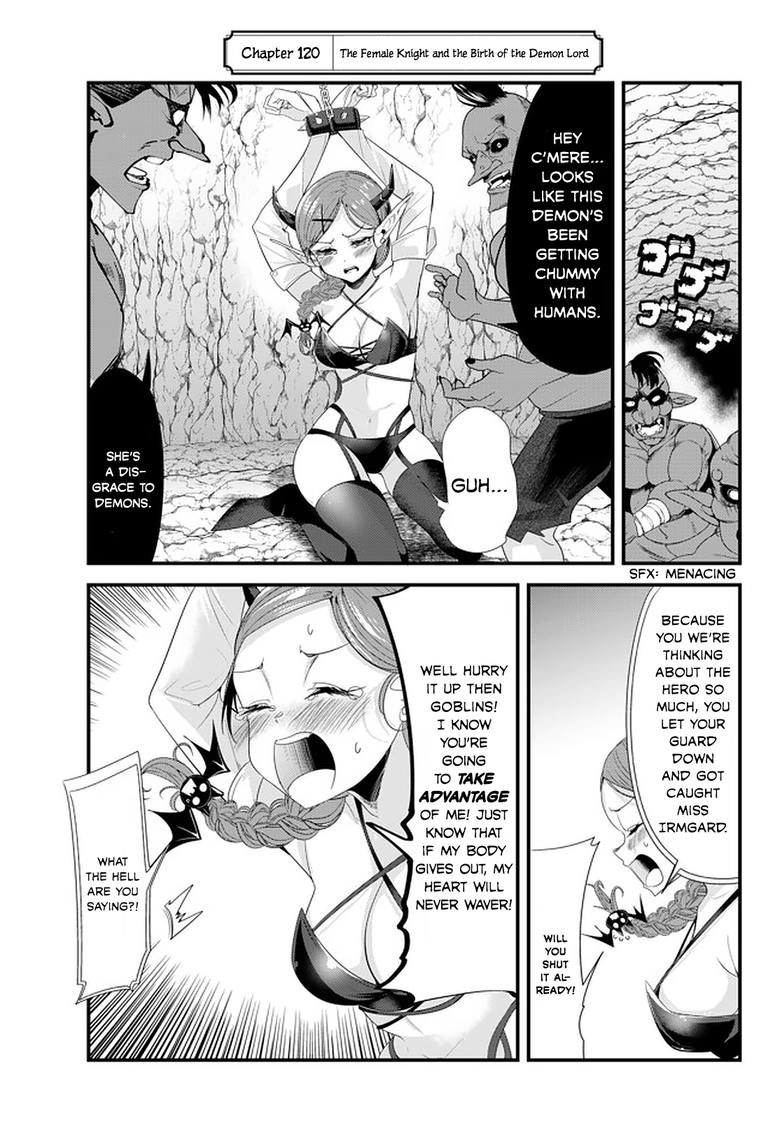 A Story About Treating a Female Knight, Who Has Never Been Treated as a Woman, as a Woman - Chapter 120 Page 1