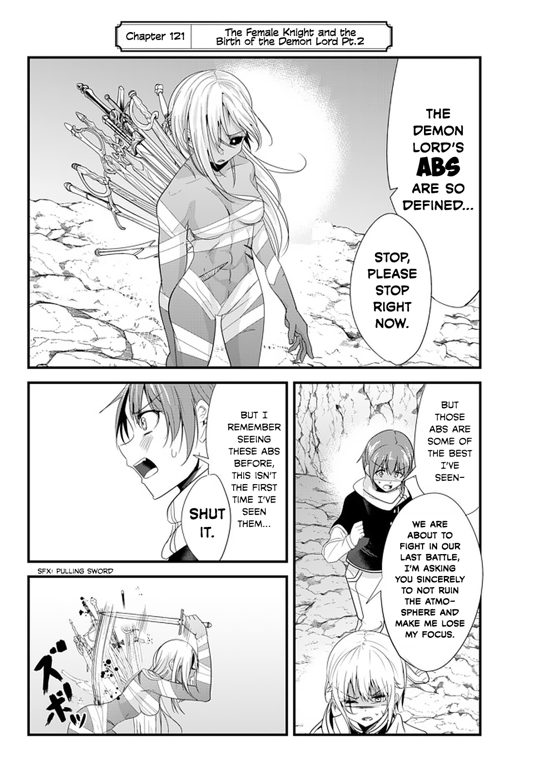 A Story About Treating a Female Knight, Who Has Never Been Treated as a Woman, as a Woman - Chapter 121 Page 4
