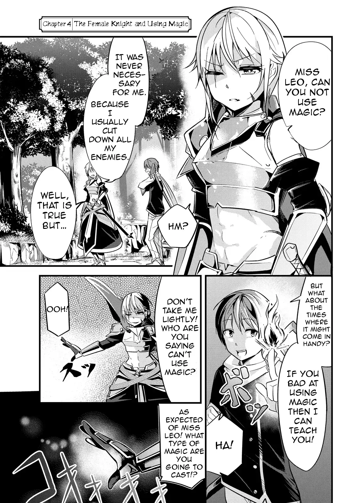 A Story About Treating a Female Knight, Who Has Never Been Treated as a Woman, as a Woman - Chapter 4 Page 1