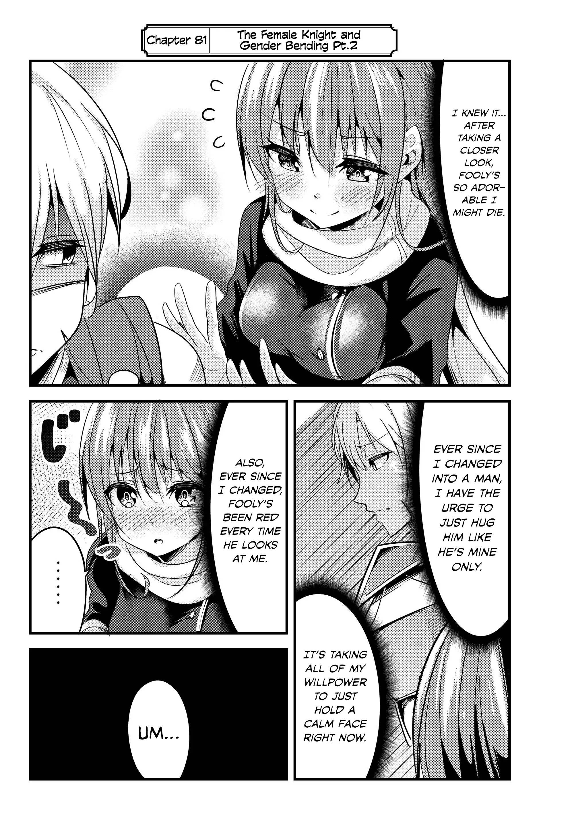 A Story About Treating a Female Knight, Who Has Never Been Treated as a Woman, as a Woman - Chapter 81 Page 2