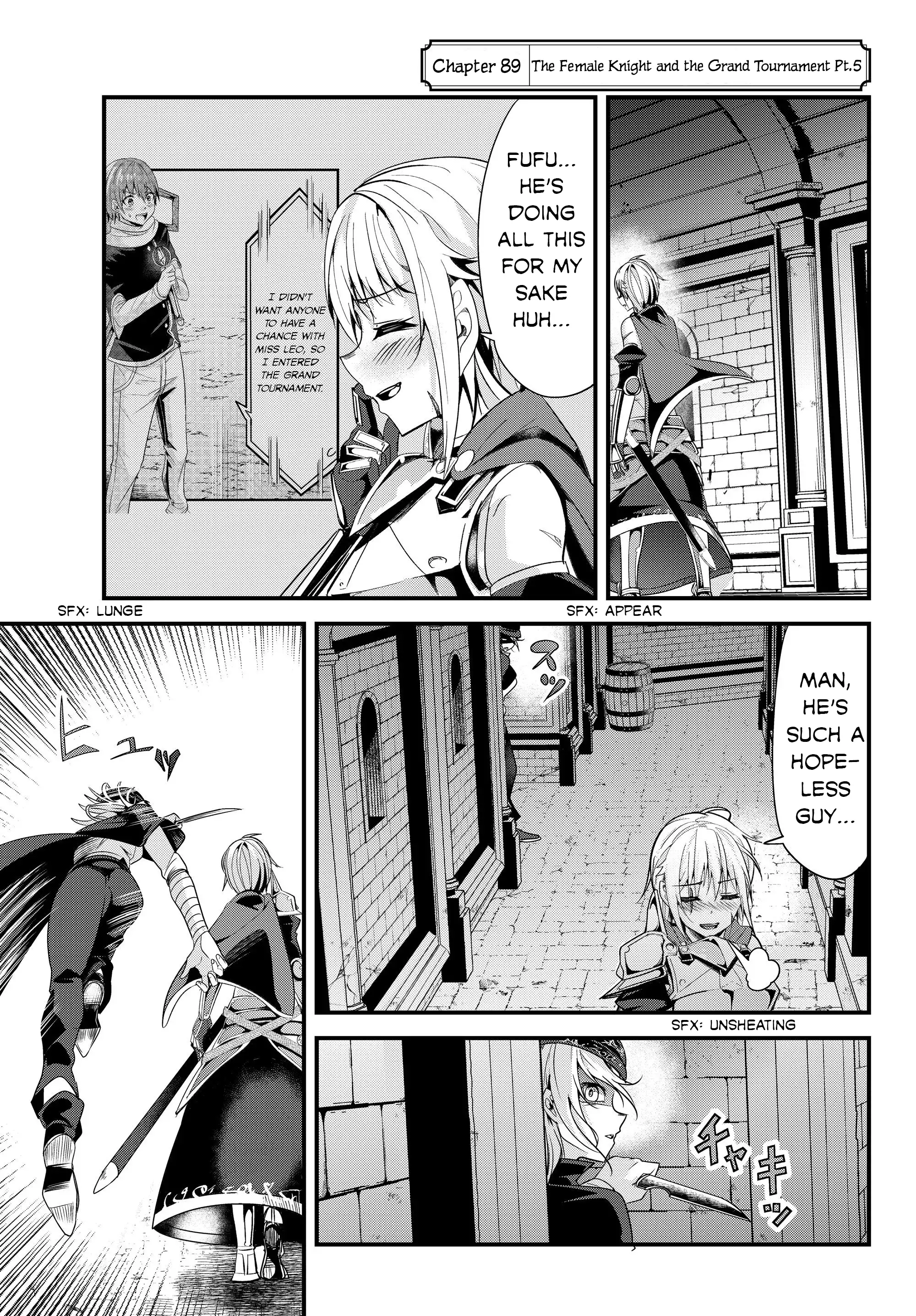 A Story About Treating a Female Knight, Who Has Never Been Treated as a Woman, as a Woman - Chapter 89 Page 1