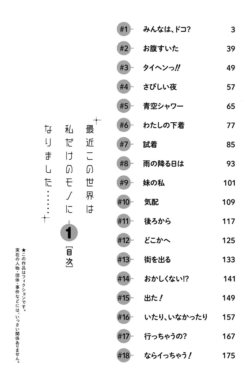 Saikin Kono Sekai wa Watashi dake no Mono ni Narimashita…… - Chapter 1 Page 7