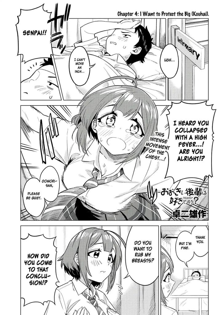 Ookii Kouhai wa Suki desu ka? - Chapter 4 Page 1